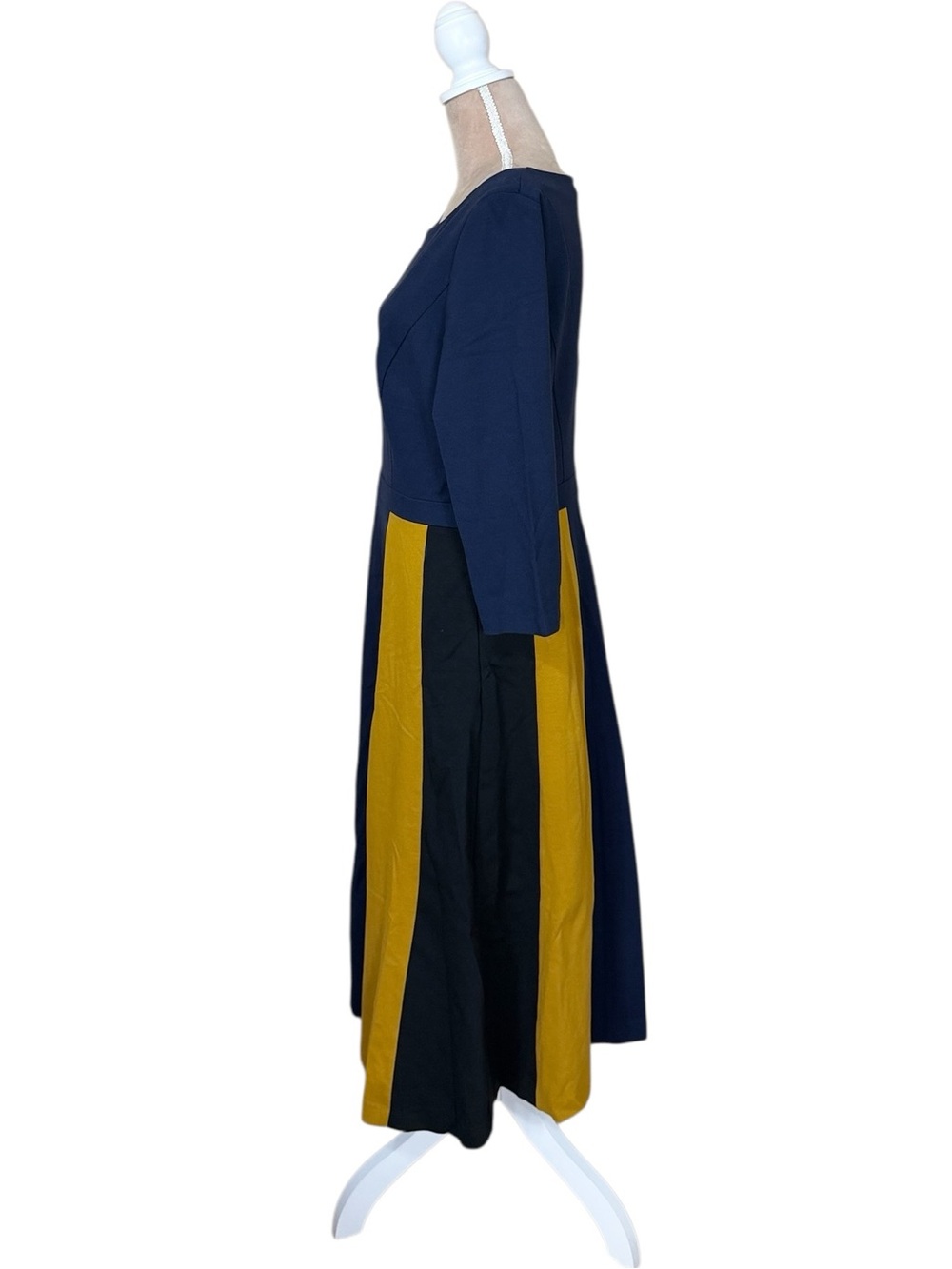 Boden “Claudia” Ponte Colorblock Midi Dress NWT - Picture 7 of 15